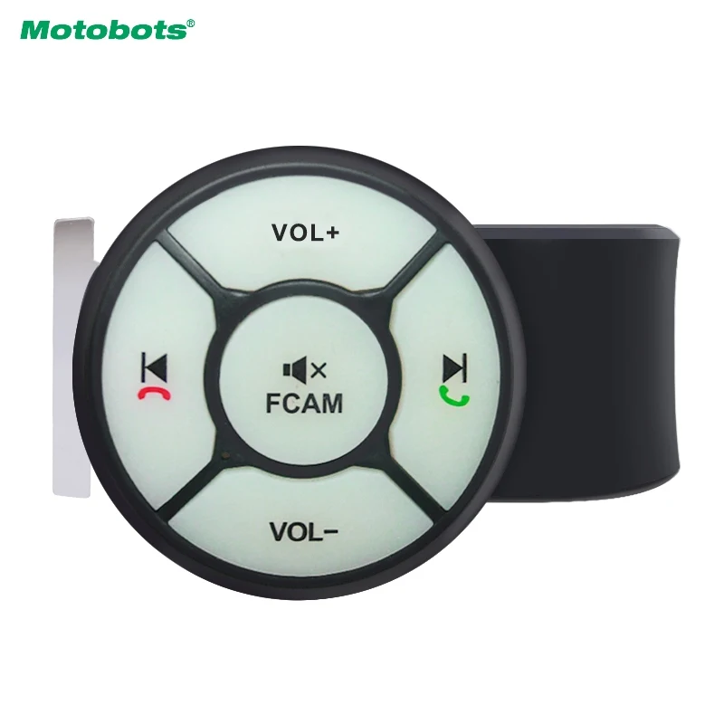 

MOTOBOTS New Upgrade 5-Key Car Wireless Steering Wheel Control Button With Resin Strap For Car Android DVD/GPS Navigation Player