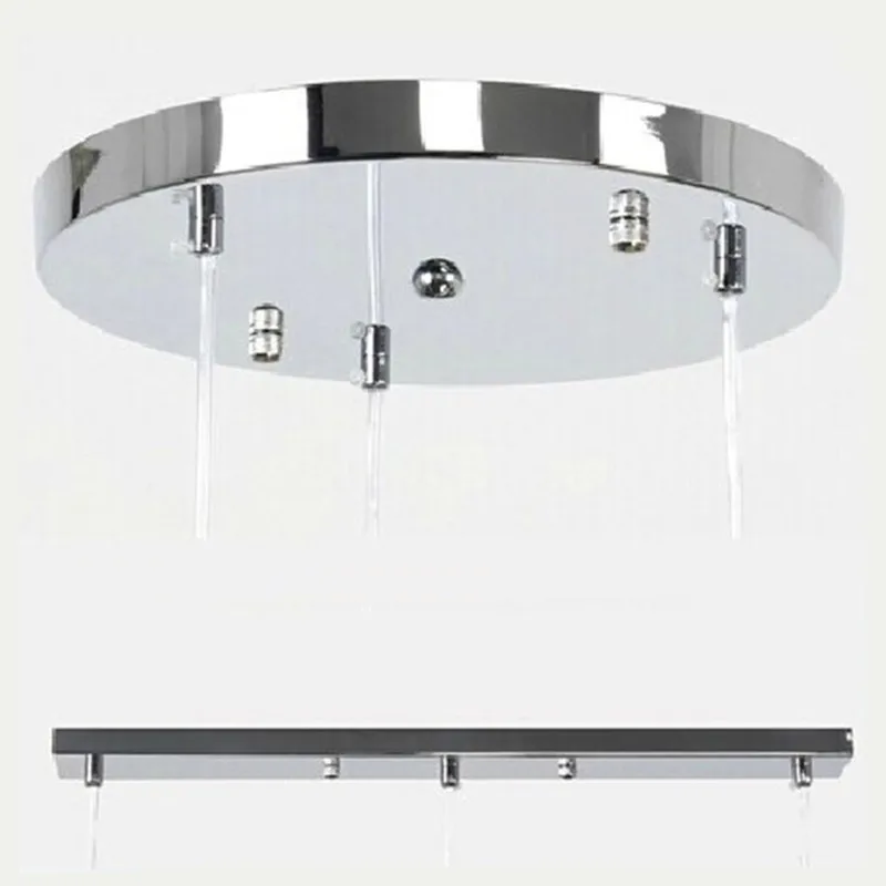 5heads Three Lamps Chandeliers Base Plate Lighting Accessories Black 5heads Three Lamps Chandeliers Base Plate Lighting Accessories Black White Round Rectangular Ceiling Rose Canopy In Lamp Bases From Lights