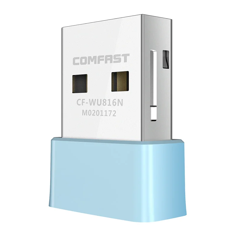 COMFAST CF-WU816N 150 Мбит/с 2,4 г Бесплатная драйвер беспроводной Mini-USB WiFi адаптер 2dBi адаптер антенны Wi-Fi для рабочего ноутбука