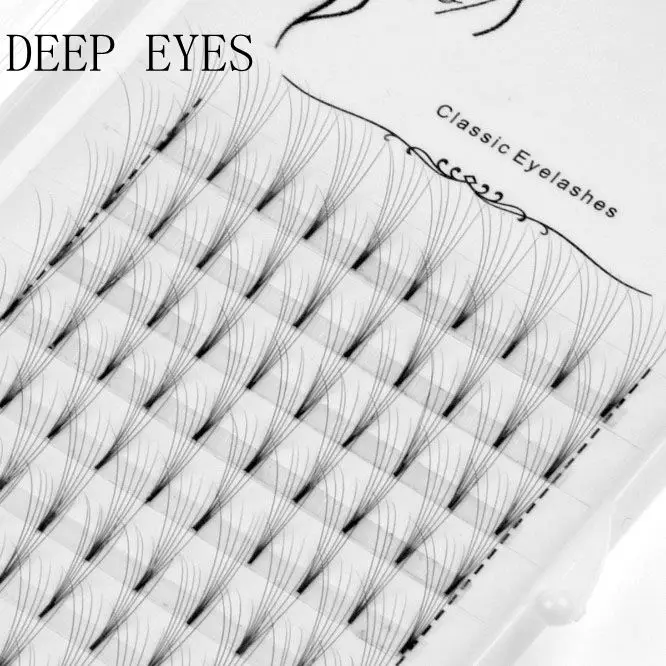 

New 6D Russian Volume Eyelashes Extension Short Stem Pre made Fans C D curl Mink Lash Hot Selling Eyelash Individual Extensions