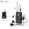 FIFINE 20 canaux UHF1/4 pouces sortie lavalier et casque Microphone émetteur pour caméra réunion enseignement discours main libre 037B ► Photo 1/6