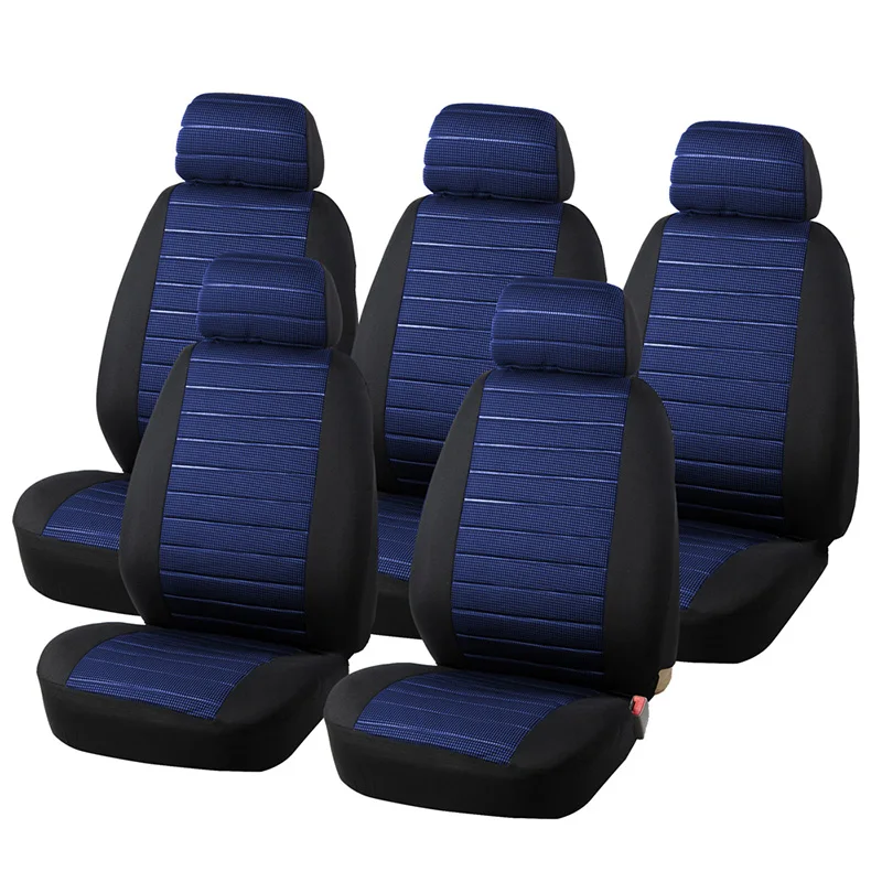 AUTOYOUTH 15PCS Van Seat Covers Airbag Compatible, 5MM Foam Universal