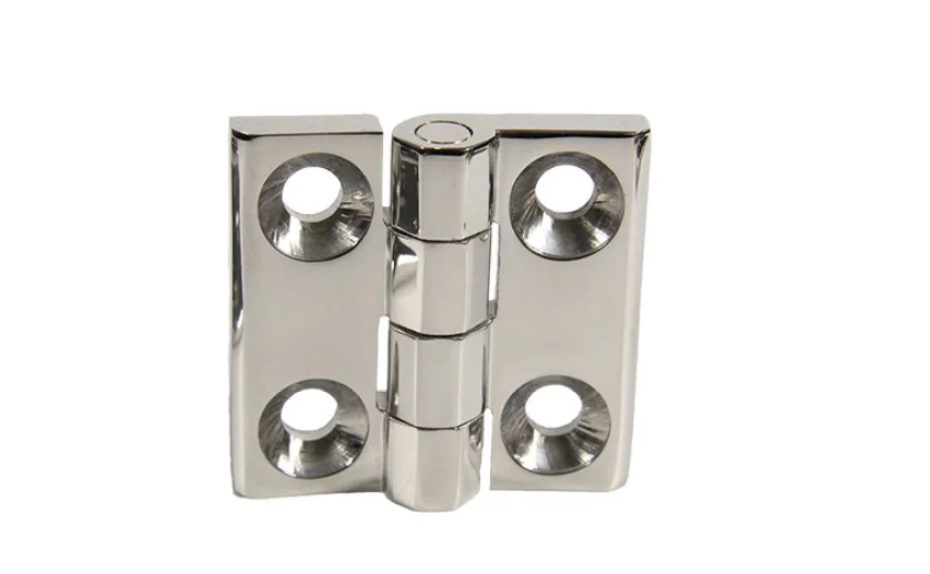 316 Stainless Steel Heavy Duty Square Hinge 60*60*7.5mm 2.4*2.4*0.3