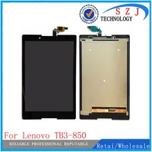 Новый для Lenovo TB3-850F tb3-850 tb3-850F tb3-850M Планшеты корпус Сенсорный экран планшета + ЖК-дисплей Дисплей Узлы и агрегаты для автомобиля Бесплатная доставка