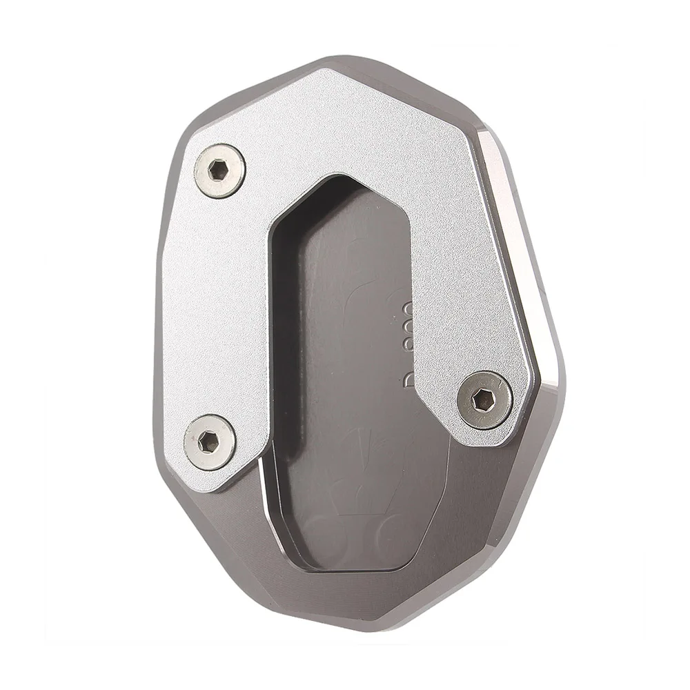 CNC Aluminum Motorcycle Side Stand Kickstand Support Plate Foot Pads For Ducati Scrambler 800 Classic Urban