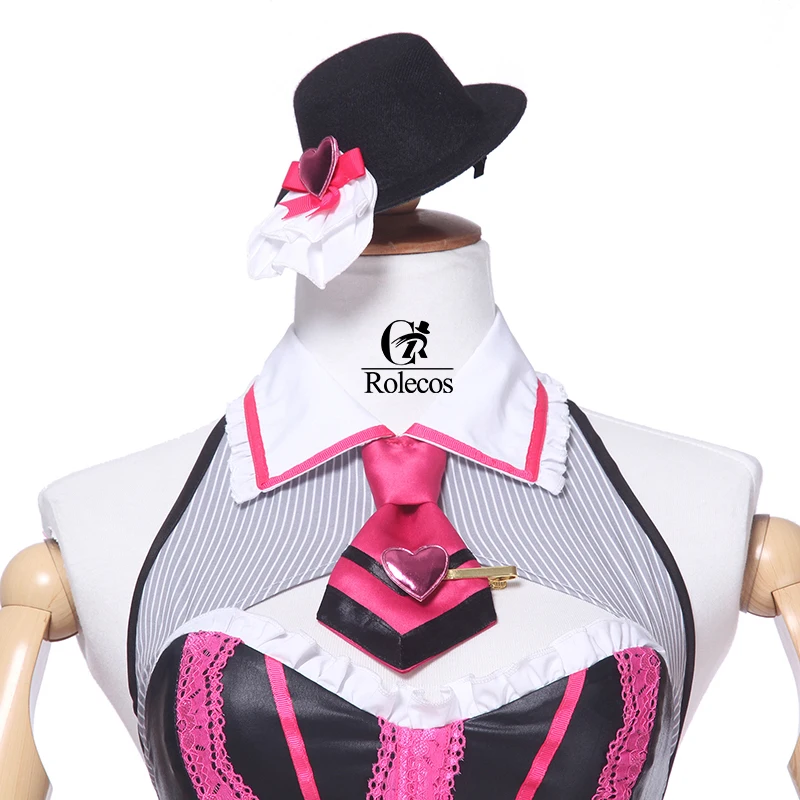 ROLECOS FGO Rin Косплей игры Костюм Tohsaka День Святого Валентина улица шоколад горничная