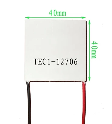 Термоэлектрический охладитель 40*40 мм модуль для Процессор& GPU Блок Водяного Охлаждения TEC1-12703 12704 12705 12706 12708 12709 12710