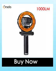 SL-109 30 led для gopro светодиодный камера видео свет открытый водостойкий 40 м Дайвинг заполняющий свет для GoPro Hero Yi 4 к SJCAM Action S