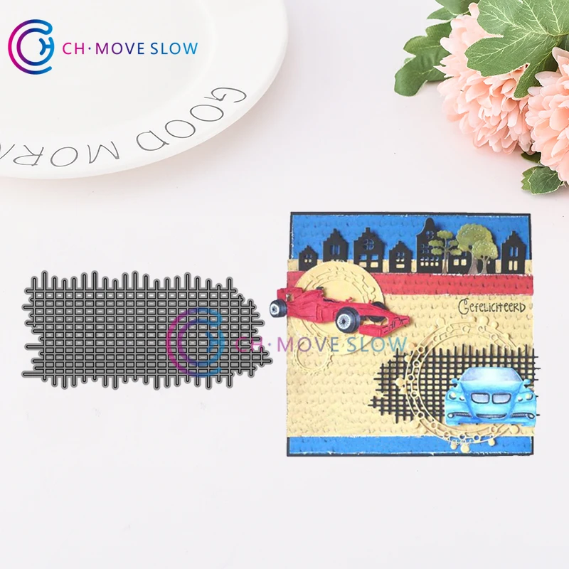 

CH Grid Metal Cutting Dies Embossing Scrapbooking Stencil Craft Cut Dies For DIY Card Handmade Album Stamp Die Sheet