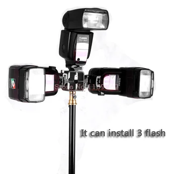 

Metal 3 Hot Cold Shoe Clamps Flash Light Stand Umbrella Holder Bracket free tracking number