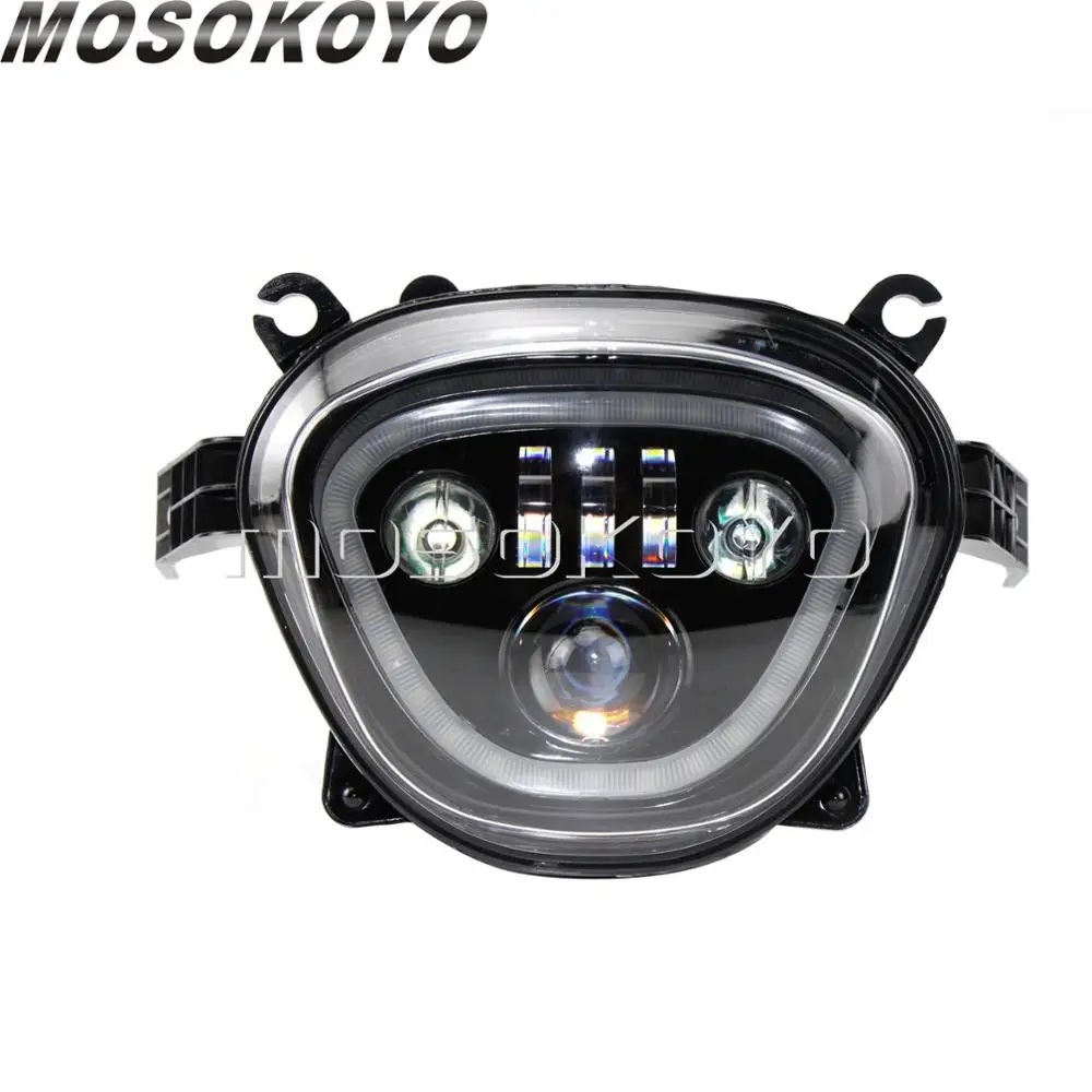 オートバイledヘッドライトアセンブリhi Loビームデイライトランニングライトスズキブルバードm109r M90 Vzr1800 06 19 フロントランプ Aliexpress