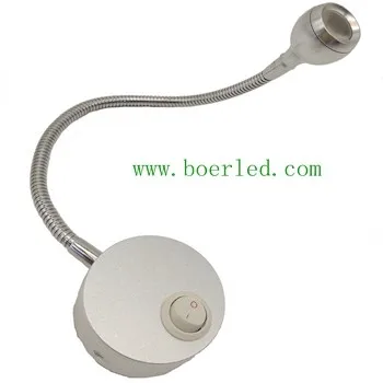 flexible gooseneck wall bedside lamp led