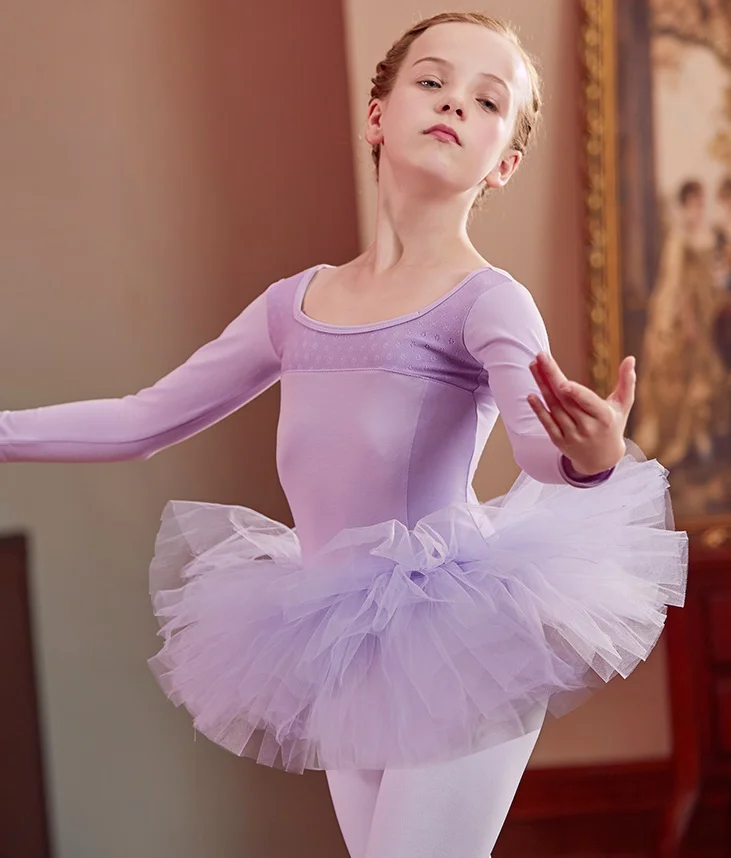 Buy Ballet Tutu Dress Gymnastics Leotard for Girls Kids Leotard Tutu Dance Wear