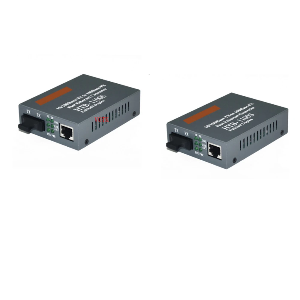 

import chips! HTB-1100S Optical Fiber Media Converter Fiber Transceiver Single mode dual Fiber Converter 25km