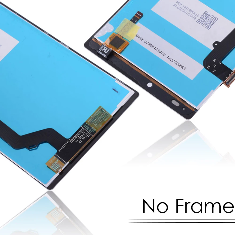 Сменный жк дисплей 5 дюйма для Lenovo K4 Note A7010 сенсорный экран с рамкой дигитайзер