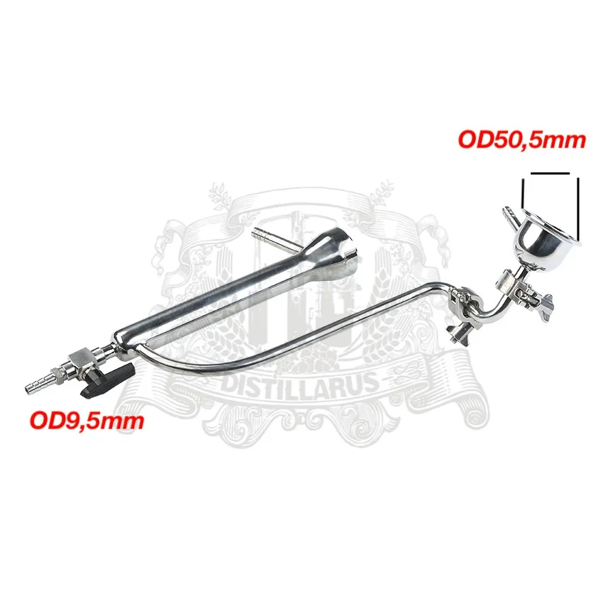 

Continuous measurement alcohol stainless steel 304 Tri clamp OD50.5mm Parrot Connection for Distiller