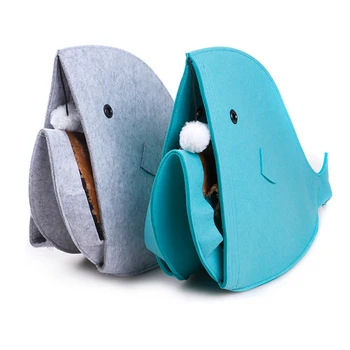 

Cute Fish-Type Felt Pet Nest Small Animal Pet Pig House Super Hamster Winter Warm House Cage For Small Animal Accessory