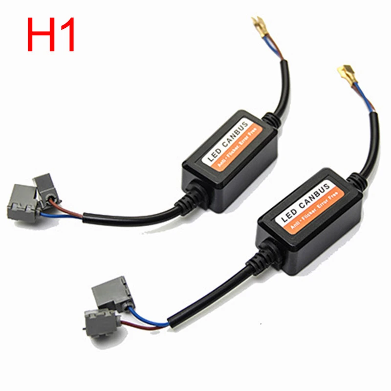 Комплект из 2 предметов EMC H4 Автомобильный светодиодный декодер HID CAN шина с