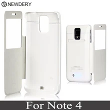 NEWDERY расширенный внешний аккумулятор зарядное устройство для samsung Note4 N9100 4800 мАч Зарядка батареи защитный чехол с подставкой