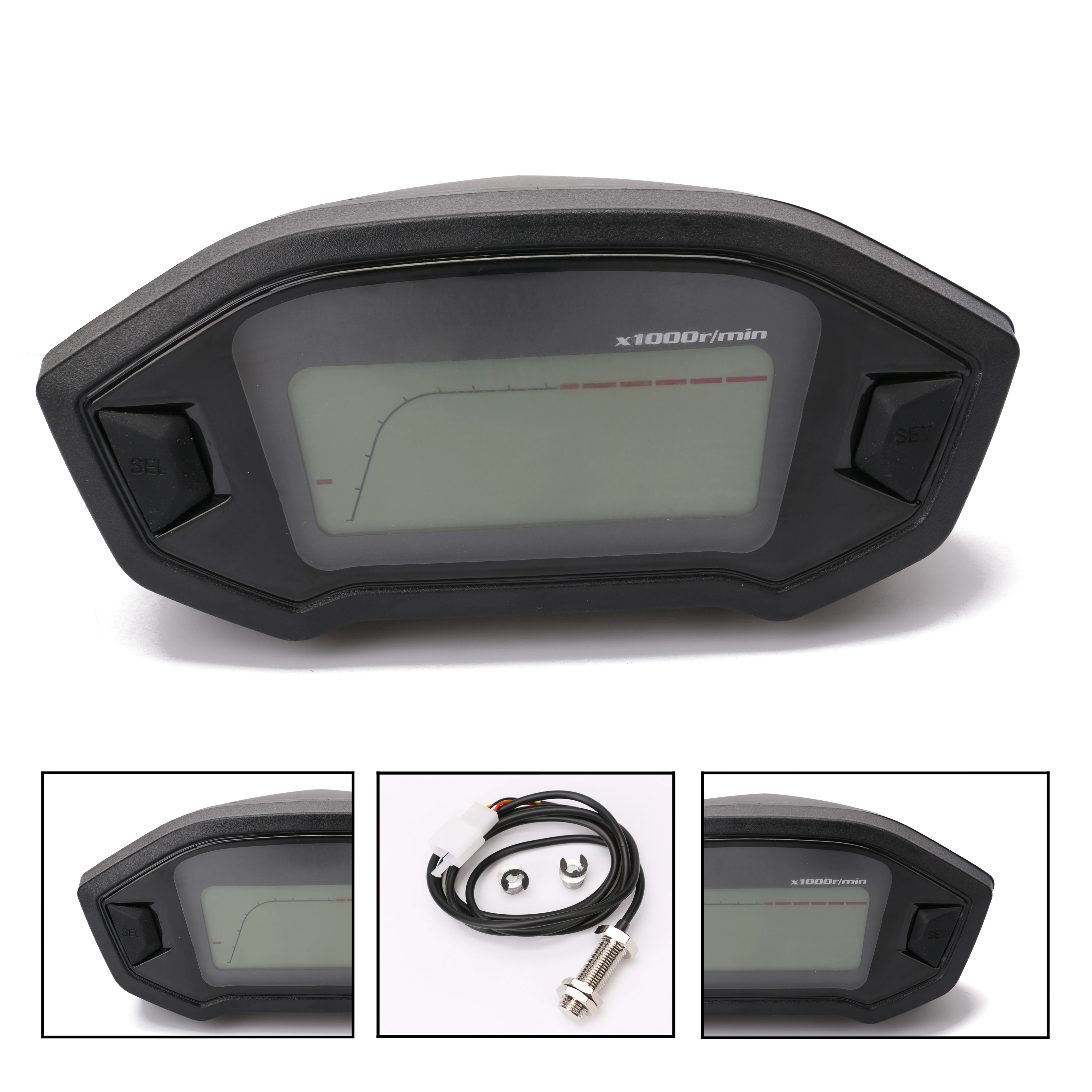 Universal-Tachometer-ATV-Motorcycle-LCD-