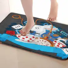 Коврики для улицы в стиле кролика, забавные Противоскользящие коврики для ванной, коврики для двери, коврики под входную дверь