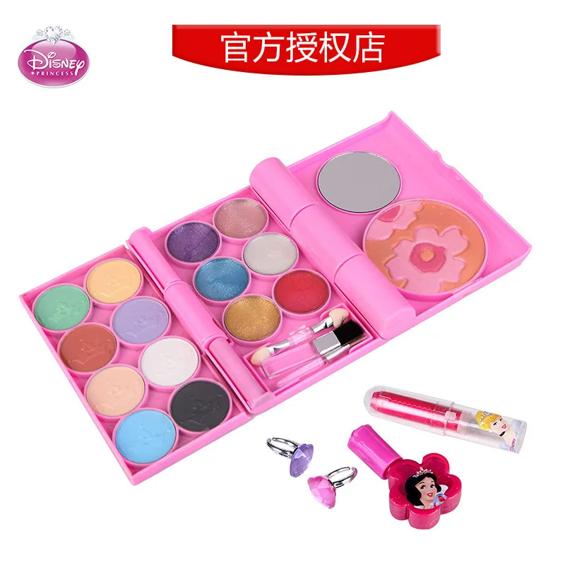 

Disney clearance shiny Princess professional modeling box children's eye shadow make-up play toys cosmetics set gift box