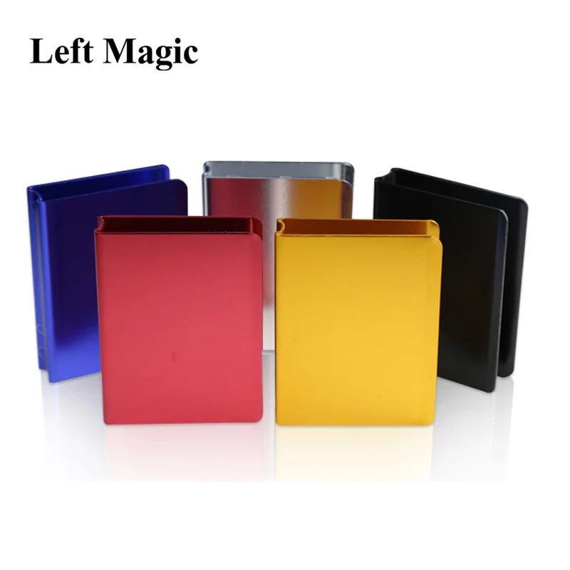 

Master Card Clip Joe Porper Playing Card Magic Trick Metal Poker Holder Deck Protector Pack Box Case Accessories