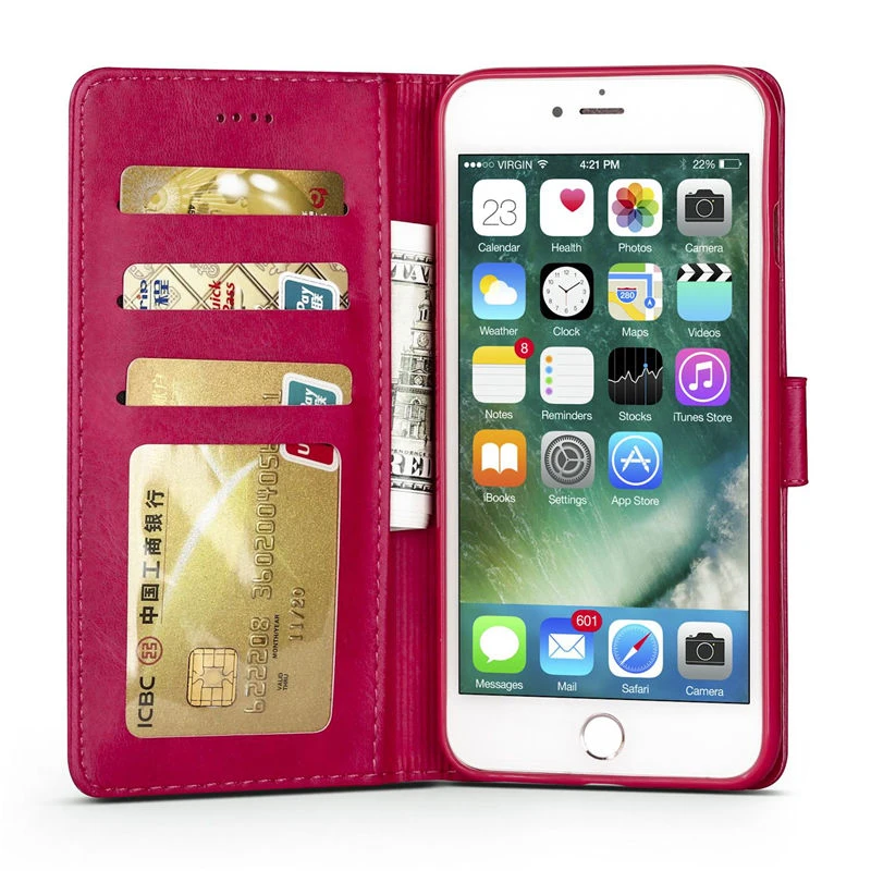 LOVECOM Magnetic Leather Wallet Phone Case For iPhone 13 Pro 11 12 Pro Max XR XS MAX 6 6S 7 8 Plus X Full Body Business Bumper best cases for iphone 13 pro max