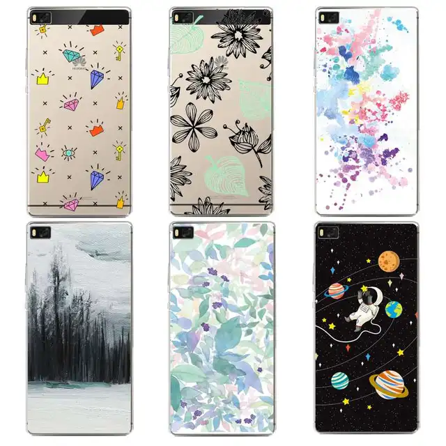 Best Offers Forest Soft Clear TPU Phone Case For huawei P10plus P8 P9lite honor 3c 4c 6a 7 8 9 5c Flora Diamond Printed Cover Free Shipping