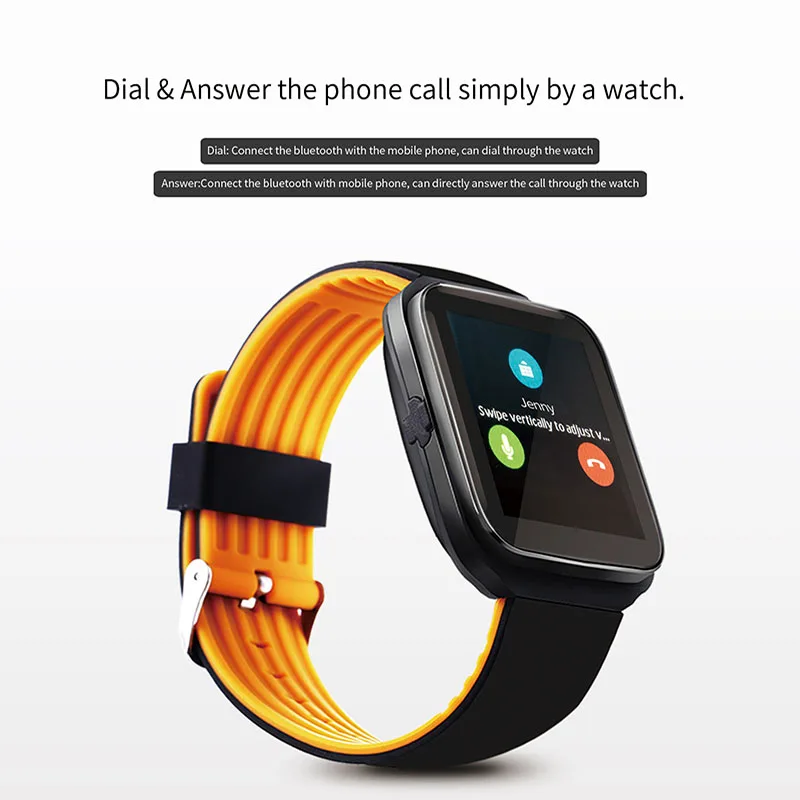 Smart Watch Blood Pressure Monitor Heart Rate Bluetooth Smartwatch men Call Message Reminder Wearable devices Bracelet Sports