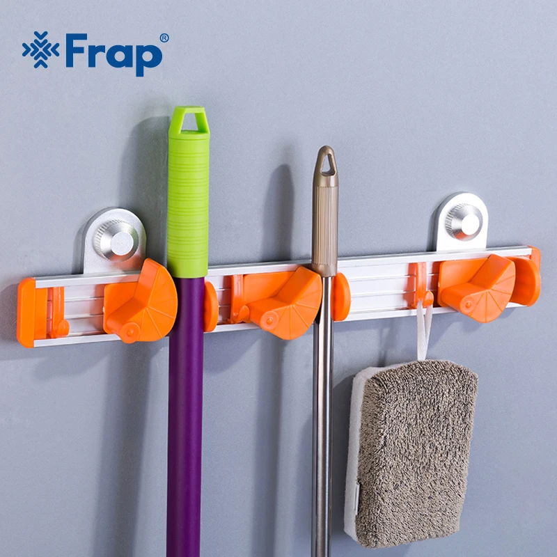 Frap Space Aluminum Bathroom Storage Can Move Wall Mounted Shelf