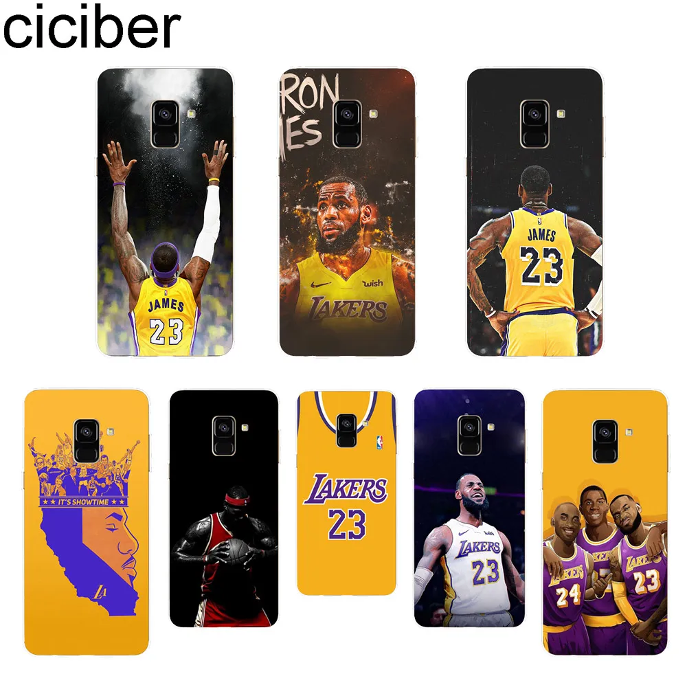 

ciciber LeBron James For Samsung Galaxy A5 2016 A7 2017 A6S A8 Plus 2018 A8 Star A9 2018 Soft Silicone TPU Clear Phone Cases