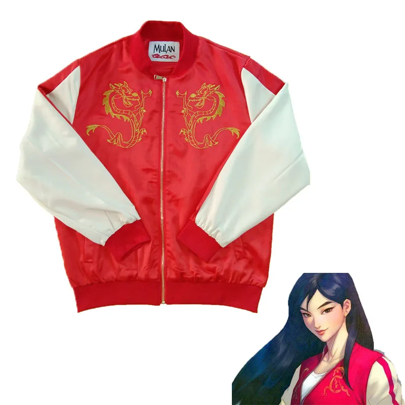 New Ralph Breaks the Internet: Wreck-It Ralph 2 Mulan Mushu Dragon Jacket Coat Top Ship From US Droppin