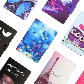 

Universal Case for 9.7 inch 10 inch 10.1 inch huawei Lenovo Samsung Tablet PC Flip Stand Magnetic Print PU Leather Cover Sleeve