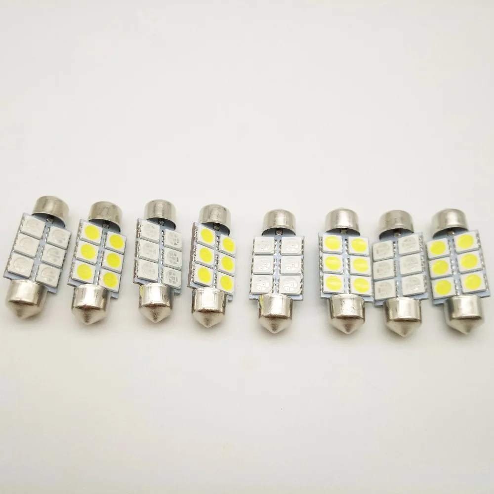 10 шт. гирлянда 5050 6SMD 31/36/39 мм/41 мм светильник 24 в 12 В
