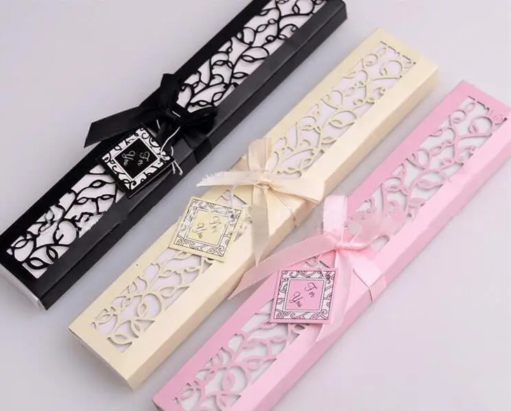 

Support printing text for fans with retail elegant gift box folding wedding silk fan personalized wedding favors for guests