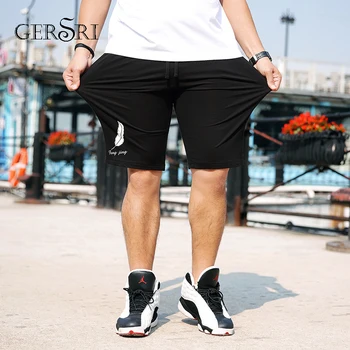 

Gersri New Shorts Men Cotton Loose Work Casual Short Pants Plus Size Men Casual Elastic Short Pockets Trousers 5XL 6XL 7XL