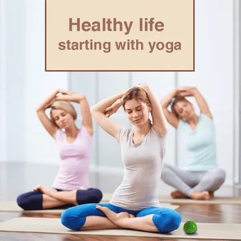 

! hand massage ball PVC soles hedgehog Sensory training grip the ball Portable physiotherapy ball Skin care tools 6 color