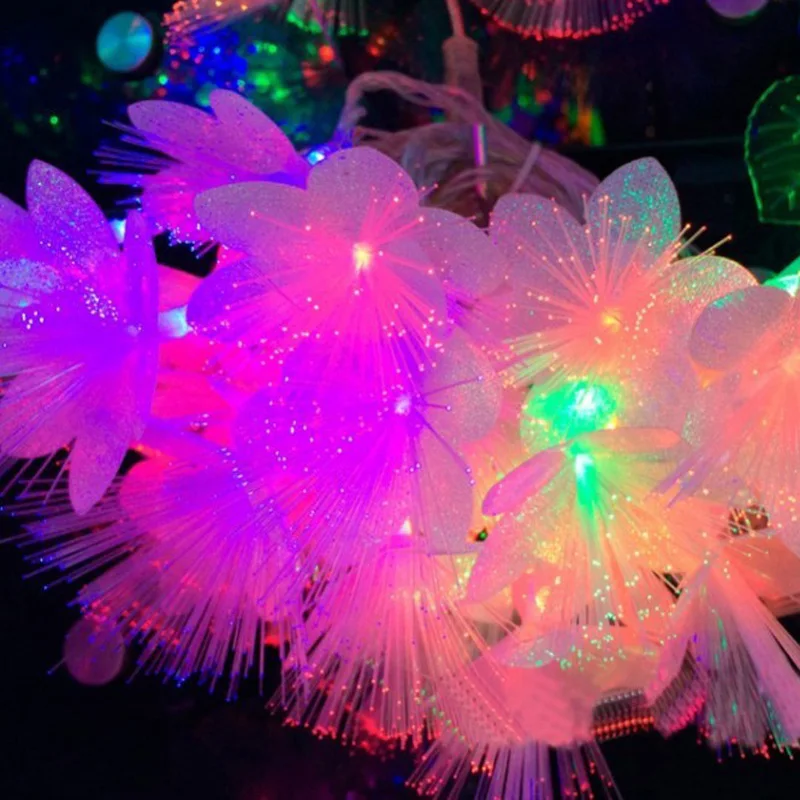 220v 10m 100 Fairy Led Lights Fiber Optic Lighting Garland Led Lights Fiber Optic Lighting