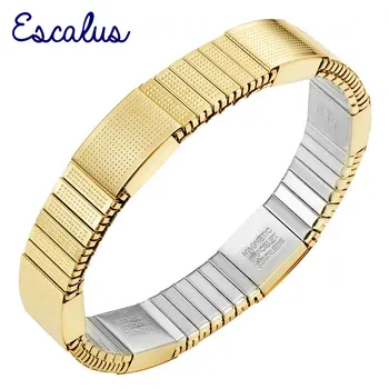 

Escalus Gold Color Ionic Plating Elastic Women Magnetic Bracelet Imitation Costume Jewelry Bangle & Bracelets Wristband Charm