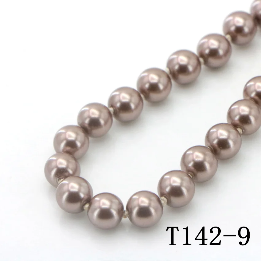 Natural pearl necklace, South China baroque pearl mother's gift jewelry necklace 925 silver pure gold necklace (51)