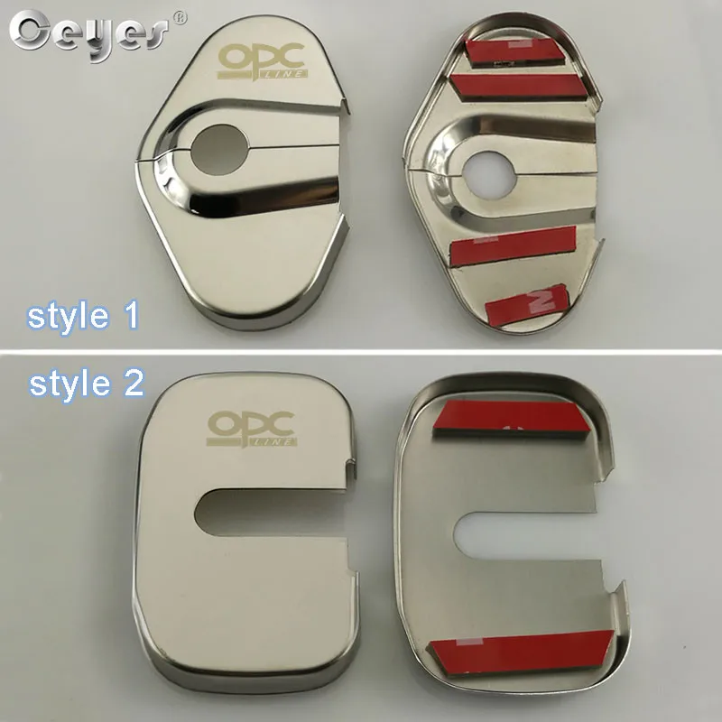 

Ceyes Auto Protection Door Lock Covers Car Styling Case For Opel Opc Line Logo Corsa Astra Zafira Insignia Stickers Accessories