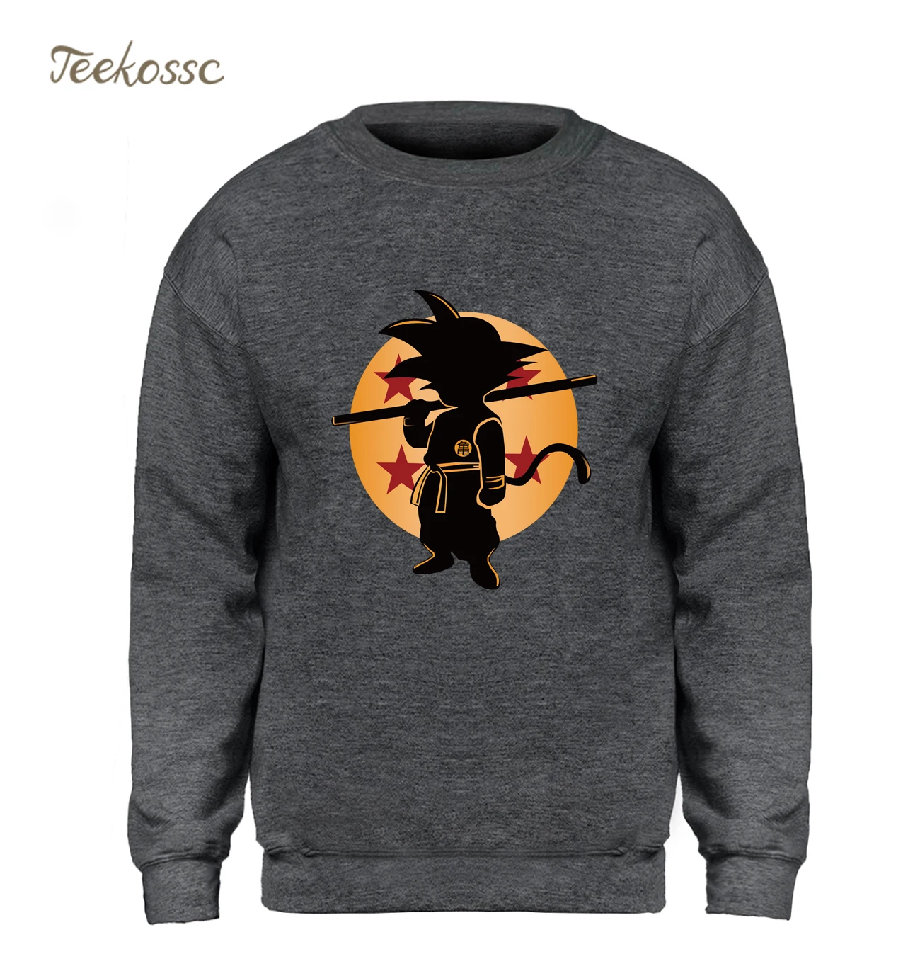 

Dragon Ball Z Sweatshirt Men Harajuku Hoodie Super Saiyan Crewneck Sweatshirts Winter 2018 Autumn Japan Anime Sportswear Mens