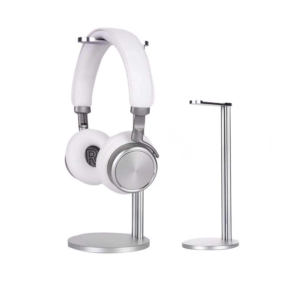 JINSERTA Aluminum Headphone Holder Stand Dual Hanger Holder Earphone Desk Display Rack Bracket for Game Headphones