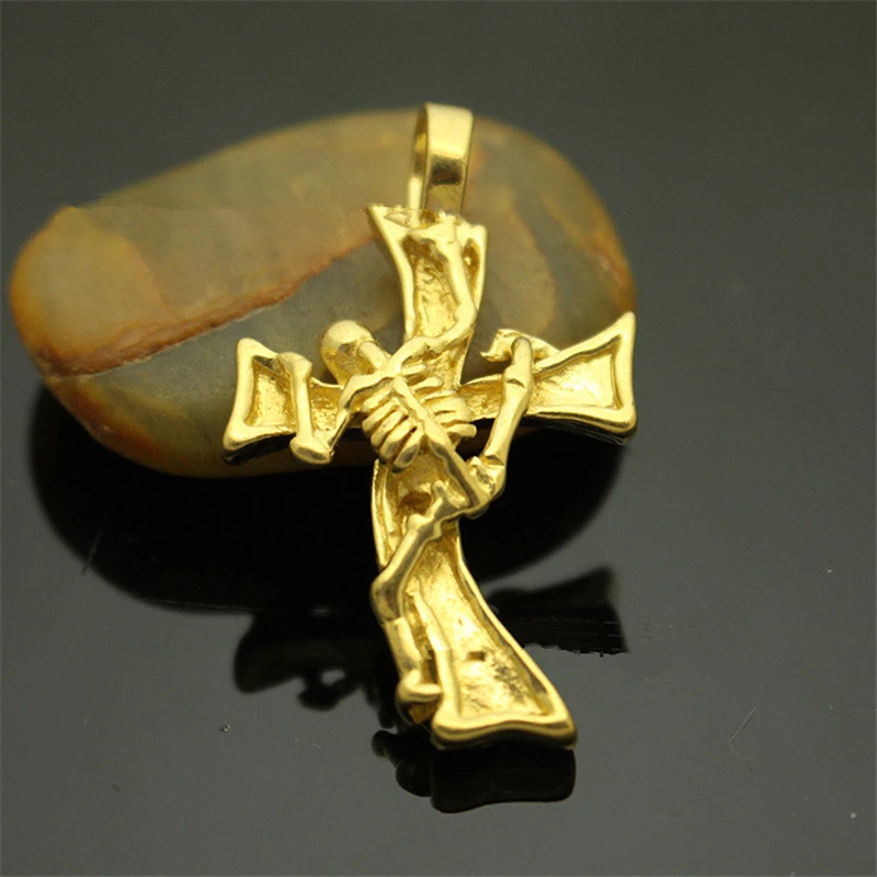 

Paracord EDC Knife Beads Skeleton Cross Paracord Bracelet Accessories Survival DIY Pendant Buckle for Paracord Knife Lanyards