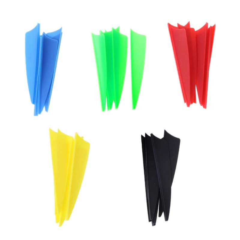 

30pcs 2.5 Inch Arrow Feather Archery Vane Fletching Compound Recurve Bow Plumage #0706