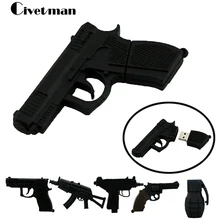 Флеш-накопитель USB флеш-накопитель 4 ГБ, 8 ГБ, 16 ГБ, 32 ГБ, 64 ГБ, usb-накопитель ручной гранаты, флеш-накопитель USB2.0, мультипликационный пистолет AK47, флешки