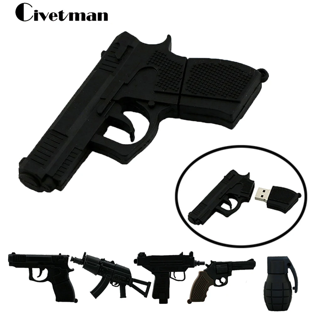 USB флеш накопитель 4 ГБ 8 16 32 64 ГБ|pen drive gun|64gb usbgun usb |