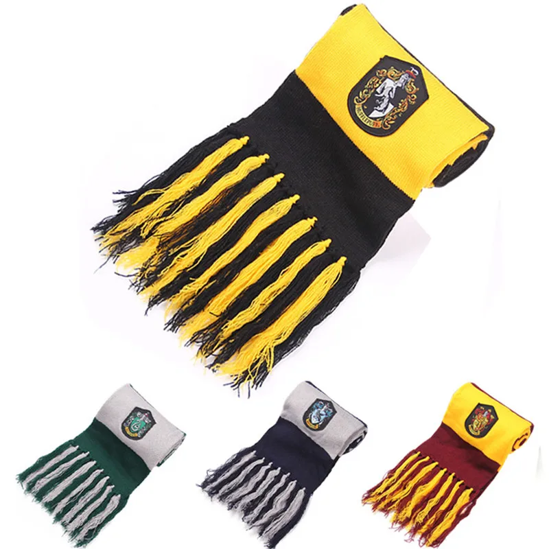 

200CM Cosplay Harry Potter College glove scarf Gryffindor Glove Winter Warm Gloves Cartoon Halloween Gift Magic kids Toys
