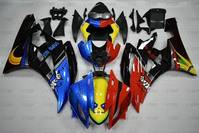 YZF600 R6 2006-2007 Пластиковые обтекатели YZF600 R6 06 Abs Обтекатели YZF600 R6 2006 Акула Пластиковые обтекатели